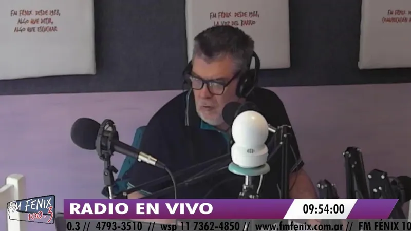 FM Fénix 100.3 · Martínez radio interview about Samai Hidro